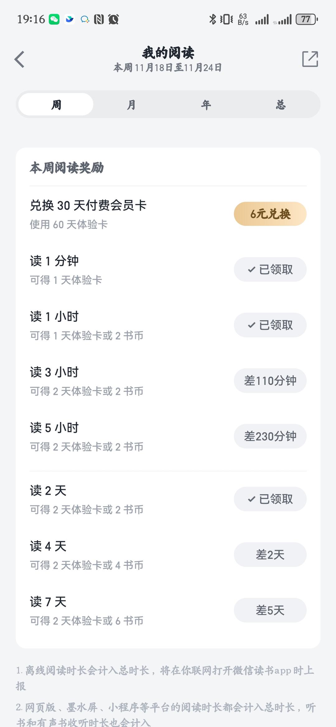微信读书的最优策略分析 配图 1