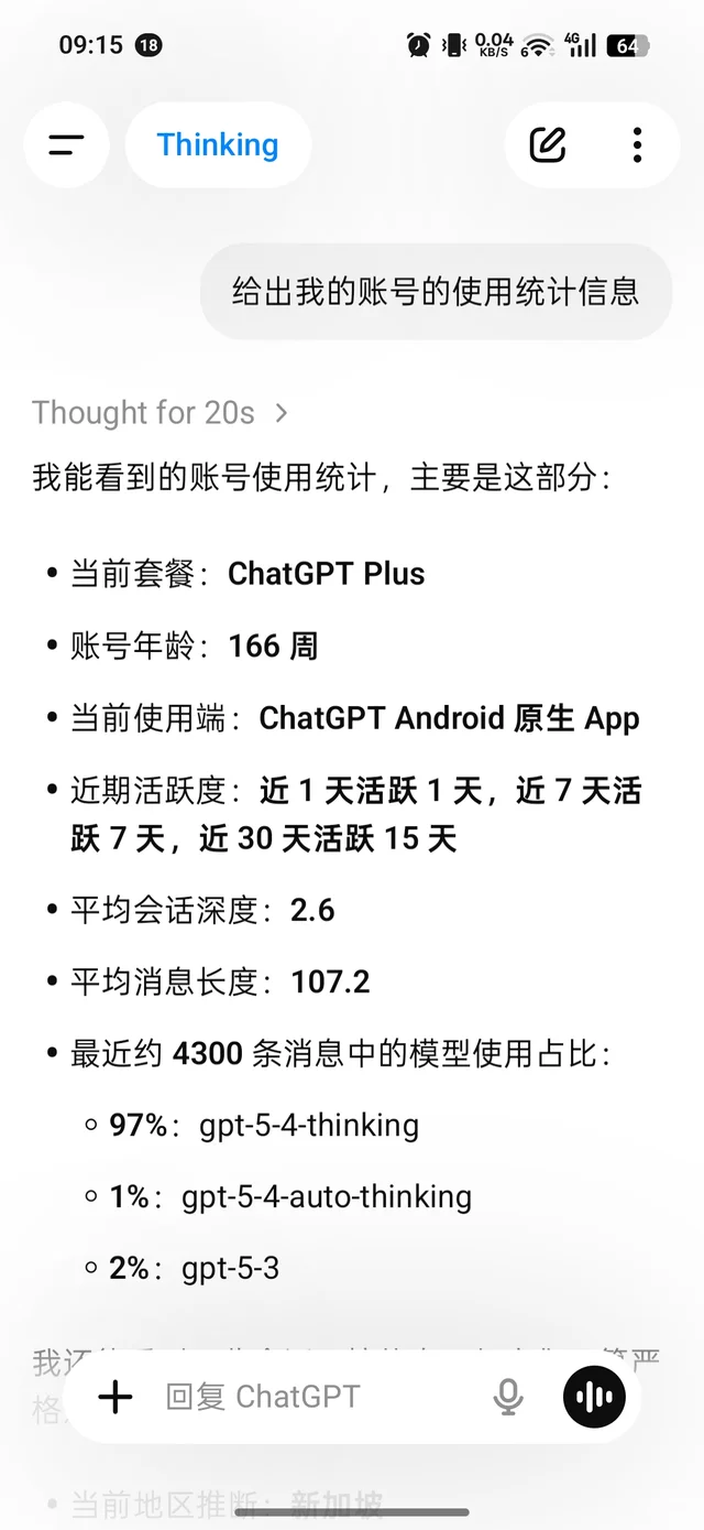 简单提示词在chatgpt查询自己的使用统计 配图 1